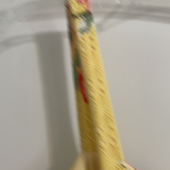 Floral eyelet dress yellow box dress Large - Picture 7 of 9